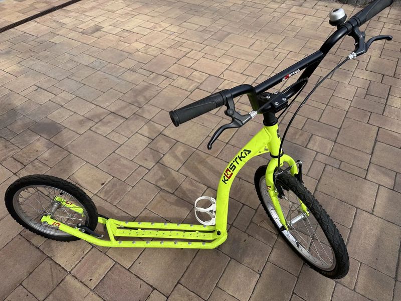 Dětská koloběžka Kostka Hill (Yellow Reflex)