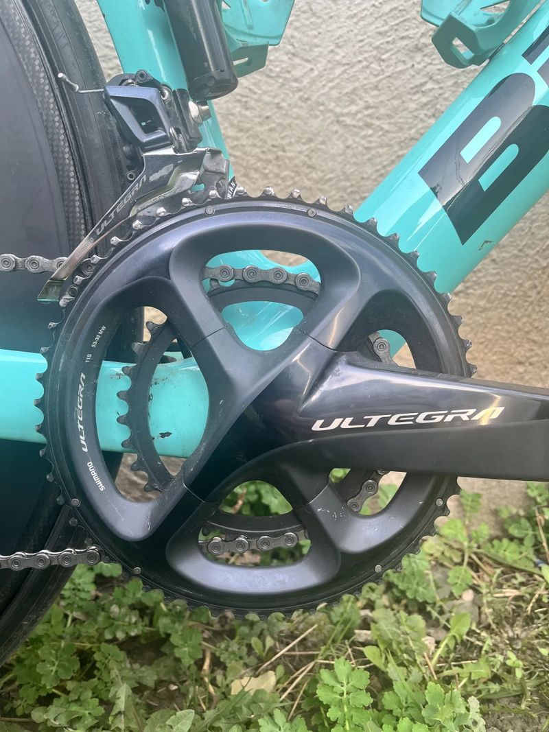 Bianchi Aria velikost 55 + karbonová kola + Garmin Edge