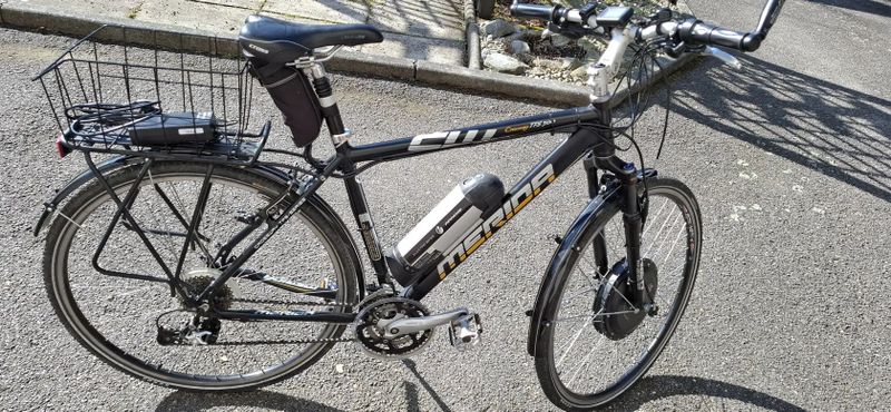 2x elektrokolo Merida Crossway TFS 500 (prodej i samostatně)