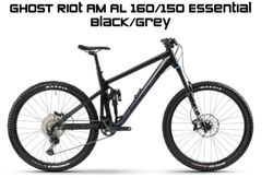 GHOST Riot AM AL 160/150 Essential Black/Grey