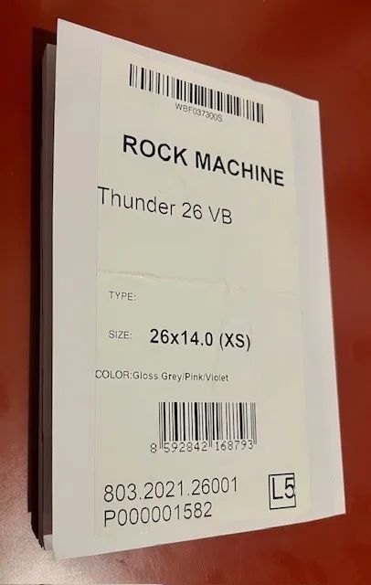Nepoužité dětské kolo Rock Machine Thunder 26 VB 