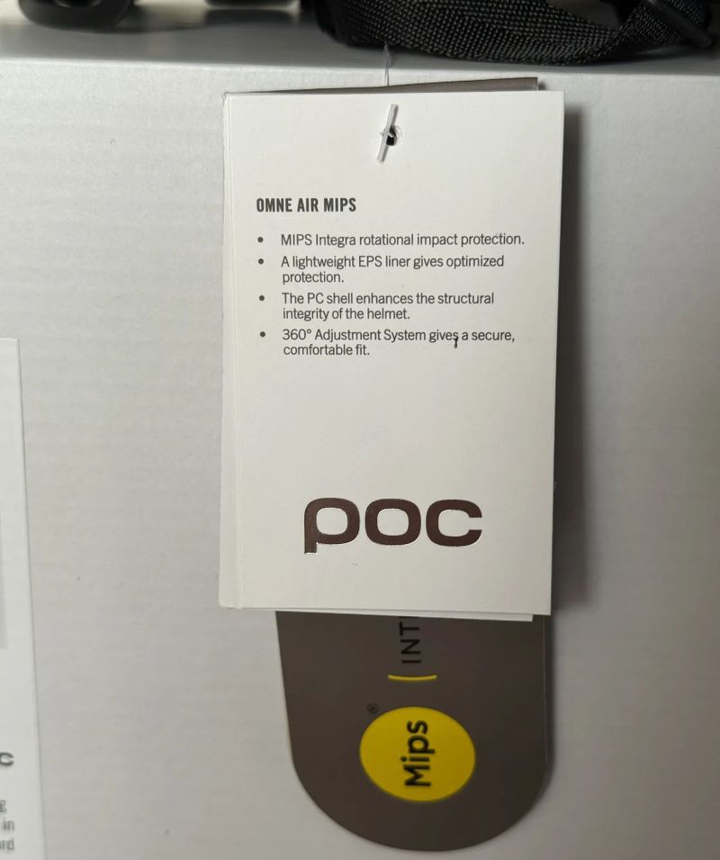 POC OMNE AIR MIPS LEAD BLUE MATT