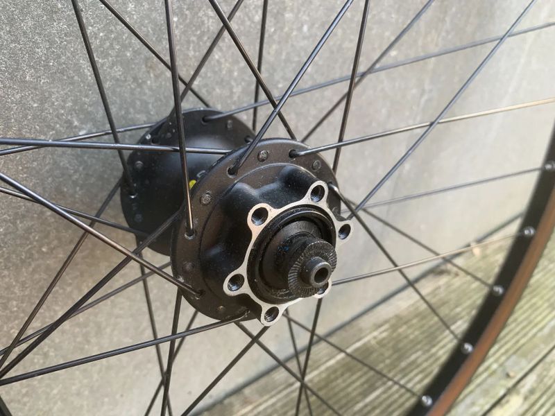 Zapletené kola 26”, ráfky Mavic 317 Discs