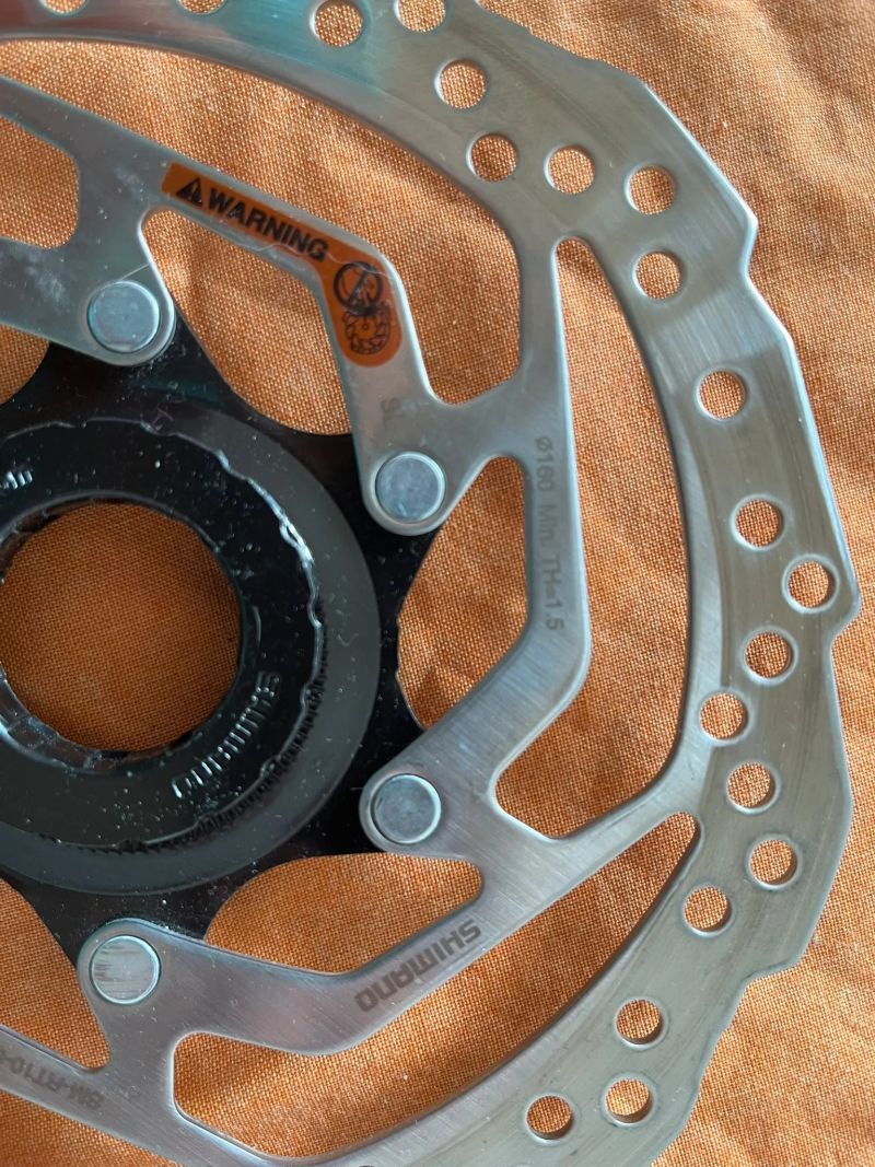 Brzdové kotouče Shimano (160+180)