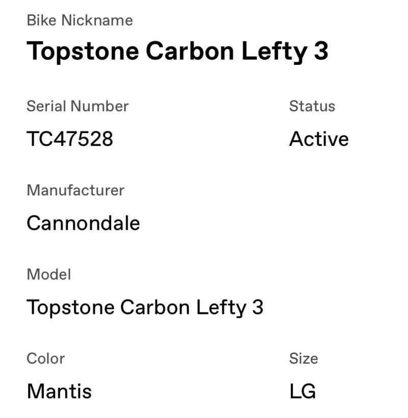 CANNONDALE TOPSTONE CARBON LEFTY 3