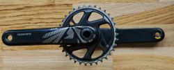 MTB kliky Sram GX Carbon Eagle DUB Wide, X-Sync 12s lunar , délka klik 175mm, převodník 34z