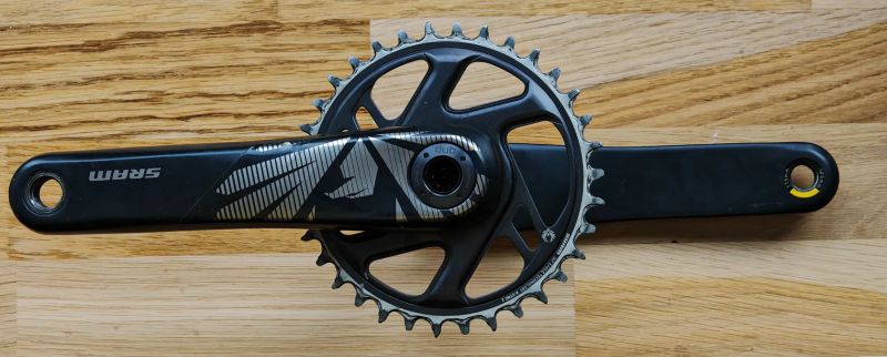 MTB kliky Sram GX Carbon Eagle DUB Wide, X-Sync 12s lunar , délka klik 175mm, převodník 34z