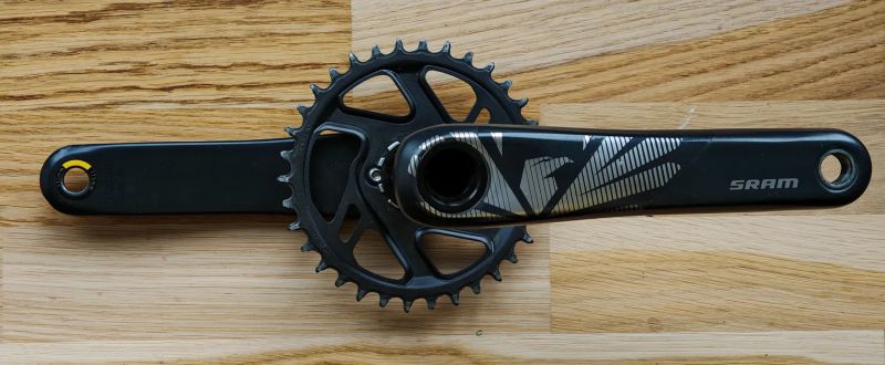 MTB kliky Sram GX Carbon Eagle DUB Wide, X-Sync 12s lunar , délka klik 175mm, převodník 34z