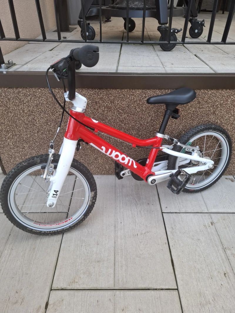 Dětské kolo 14" Woom 2 GO - red