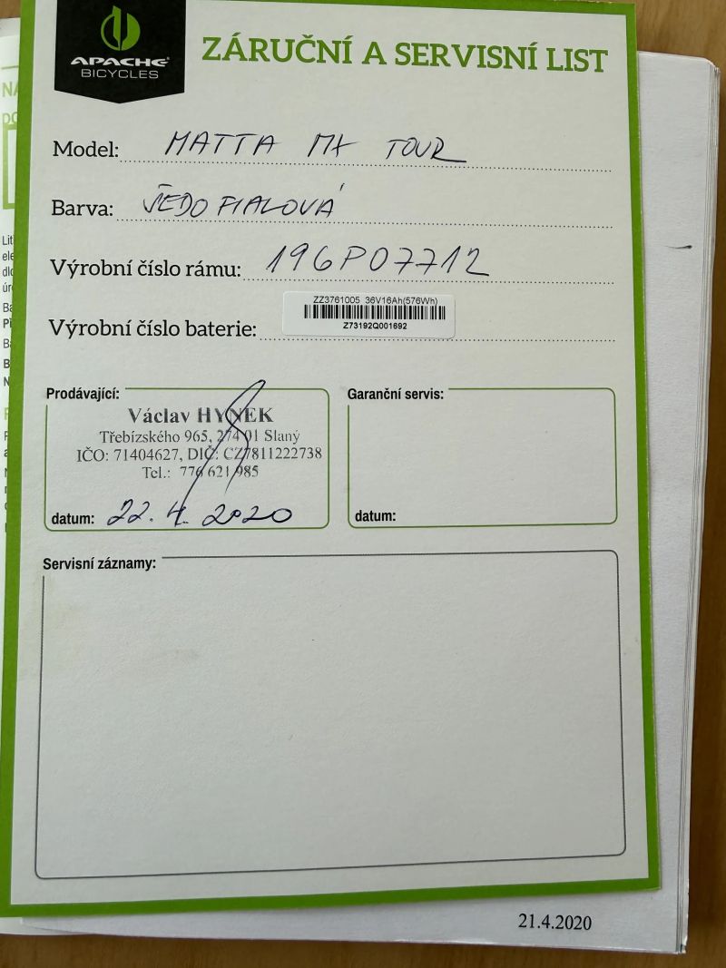 Apache MATTA MX TOUR