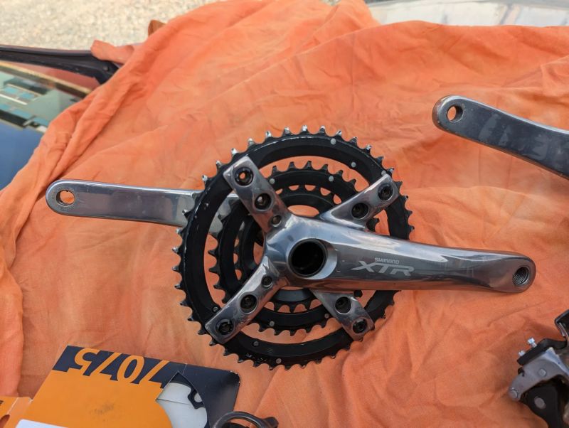 sada Shimano XTR M965 dualy 3x9 hydraulická