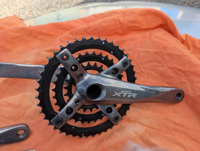 sada Shimano XTR M965 dualy 3x9 hydraulická