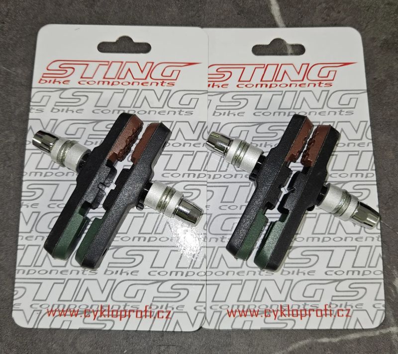 2x balení MTB-960V brzdové špalky Sting