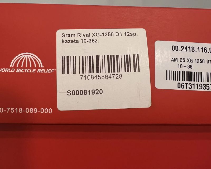 Sram Rival XG 1250; 10-36