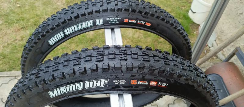 Maxxis 29x2,60" a 27,5x2,50