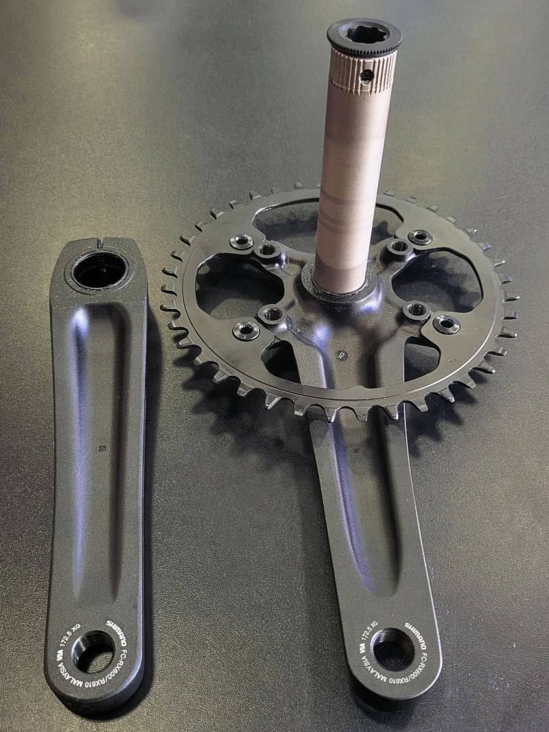 Kliky Shimano GRX FC-RX610 1x12 40zubů 172,5mm - NOVÉ