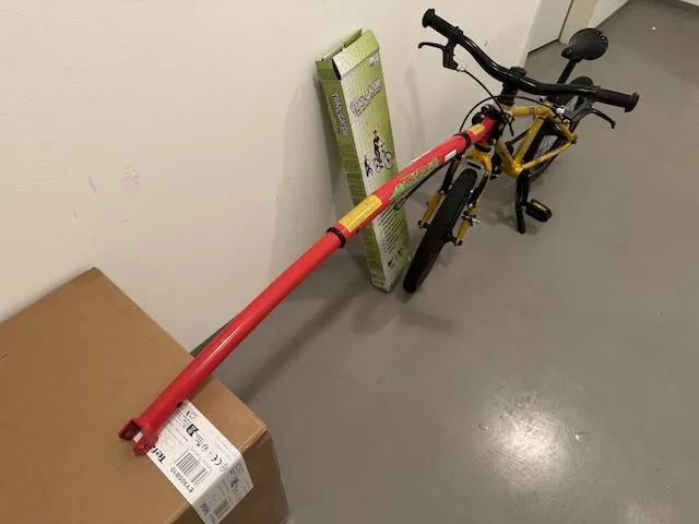 Dětské kolo Bungi Bungi Lite 16 Singlespeed, pouze 5,7 kg, převod řemenem + tažná tyč trail gator