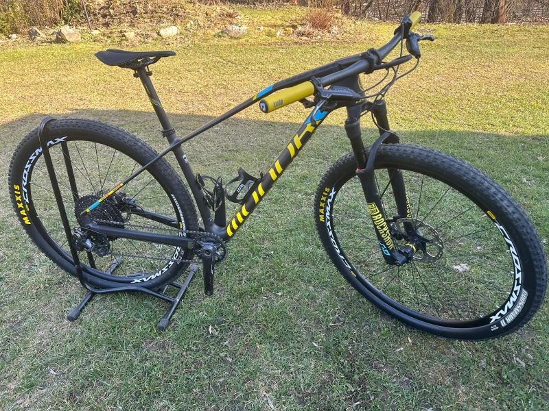 Mondraker PODIUM CARBON 29" XT 1x12, carbon/yellow/light blue