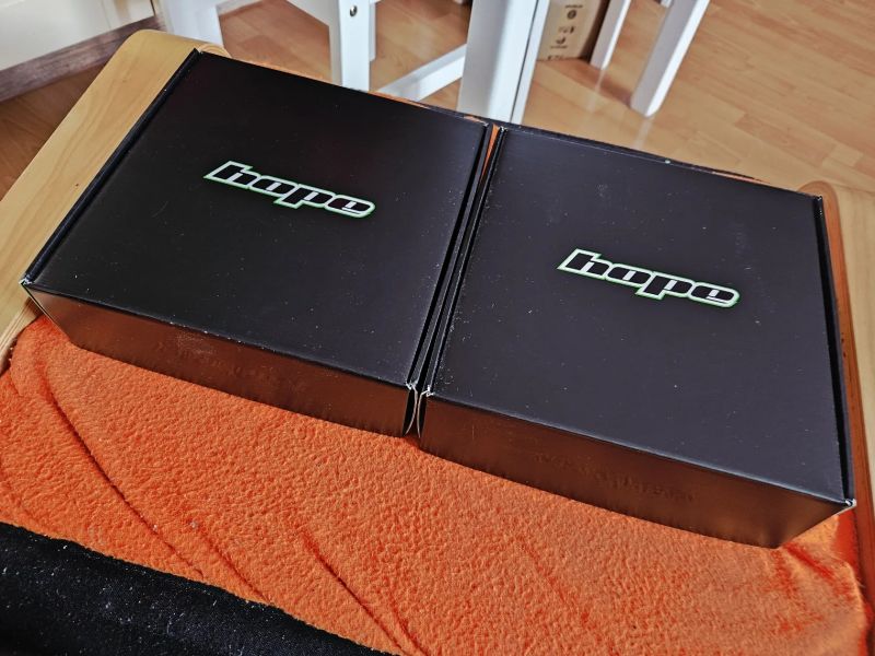 Novinka Hope Tech EVO GR4 Brake Set Black Orange