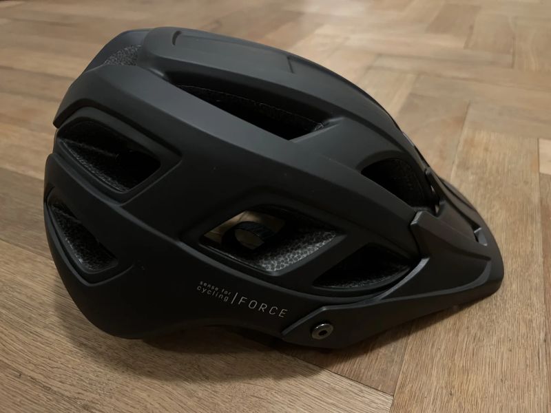 Přilba FORCE IBEX MTB, černá, matná, unisex