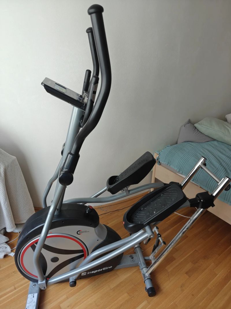 Eliptický trenažér inSPORTline Combre – jako nový, 2 roky starý