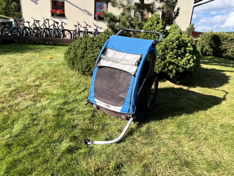 BURLEY ENCORE dětský vozík (poškozený zip)