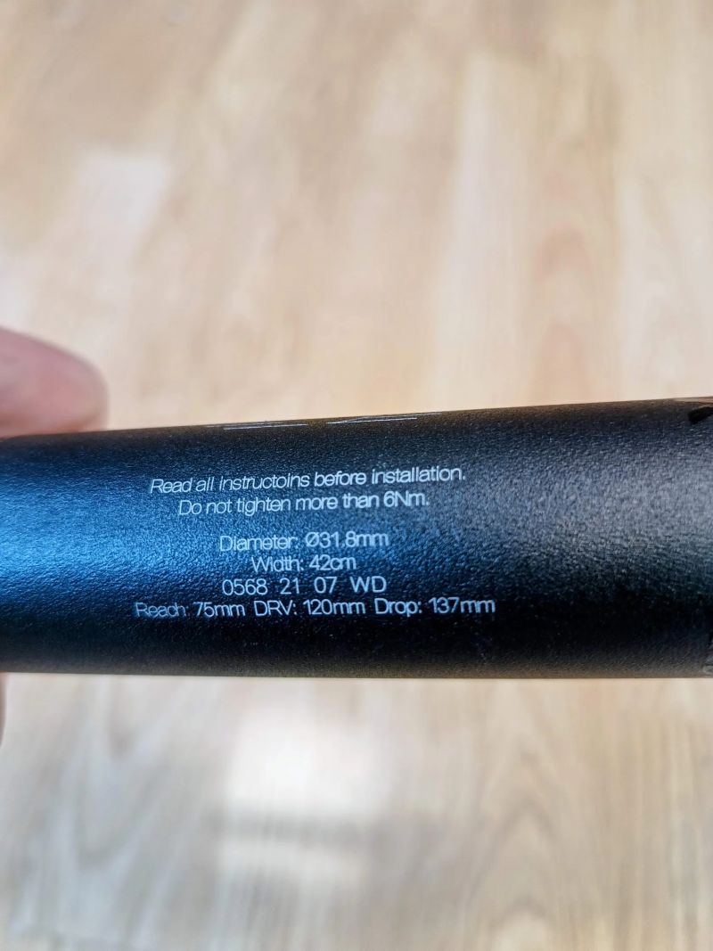 Gravel řídítka Profile Design DRV/GMR 120 (42 cm)