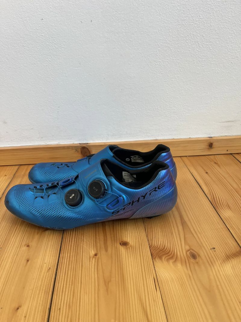 Shimano tretry silniční Sphyre vel.46 PC: 6000 kč 