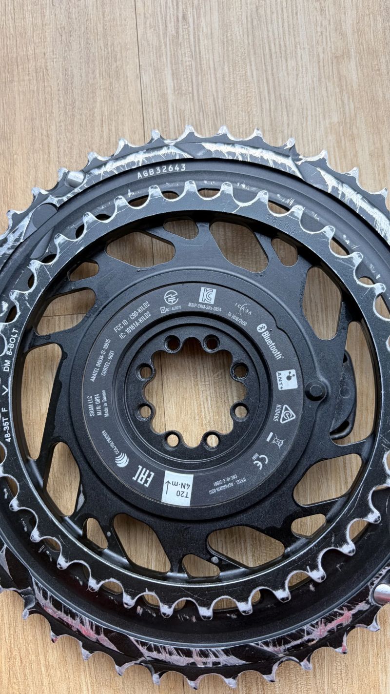 Sram RED QUARQ převodníky 48/35 - 12 rychlostí