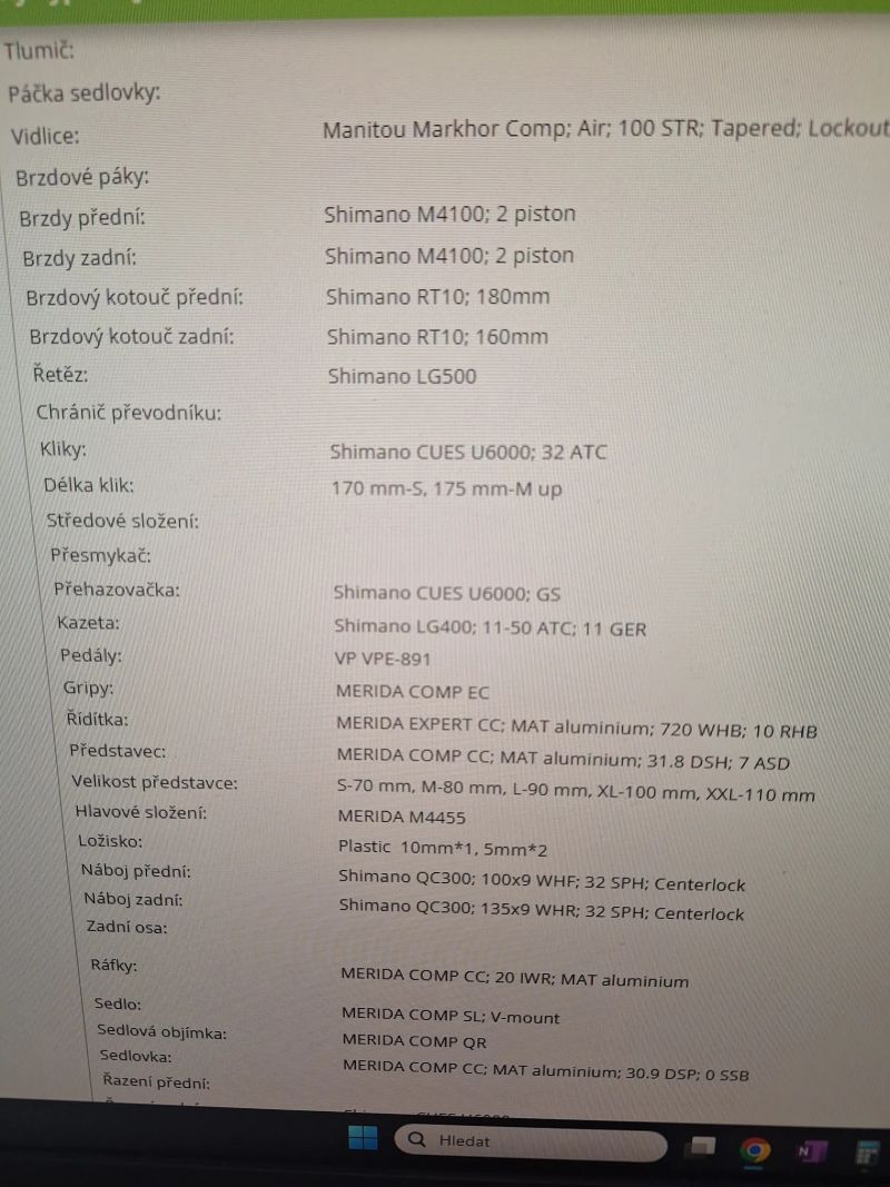 Dámské horské kolo Merida Big Nine 400