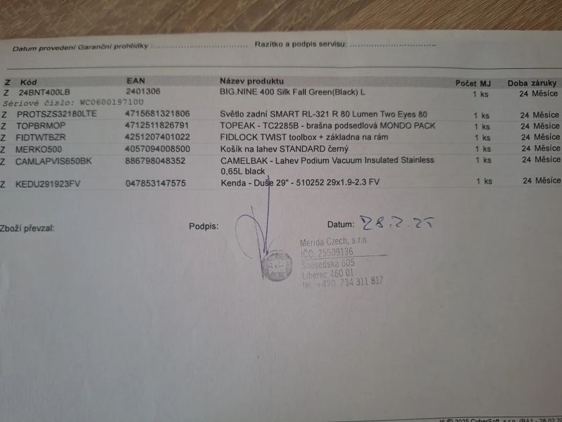 Dámské horské kolo Merida Big Nine 400