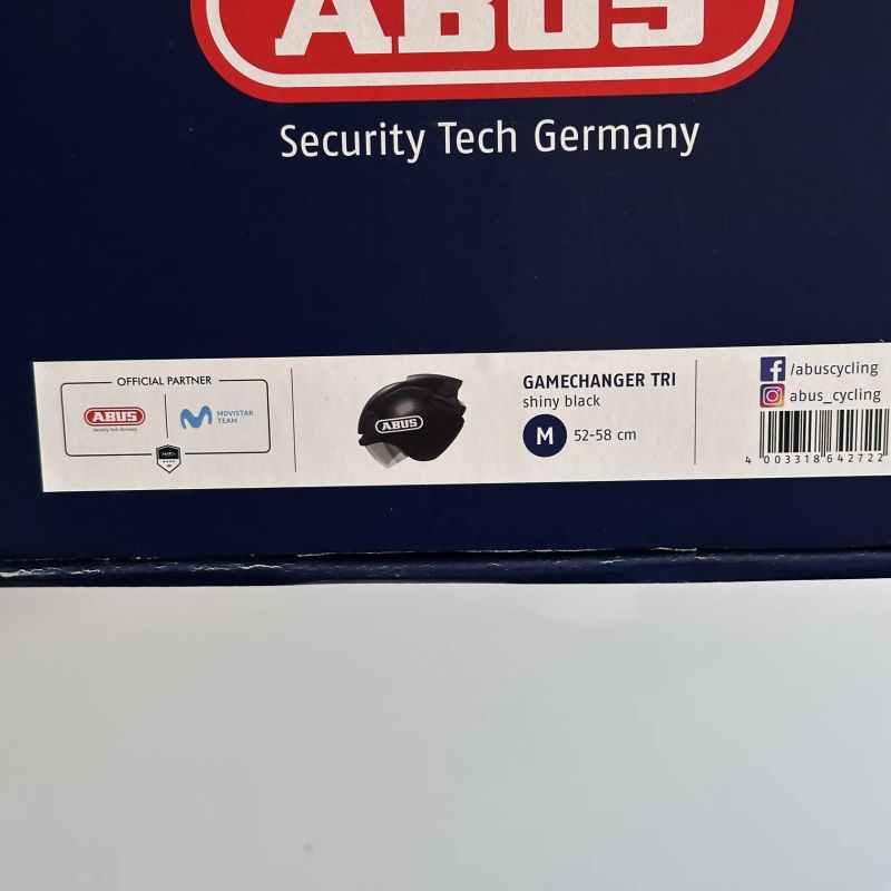 Abus Gamechanger TRI Shina Black velikost Medium
