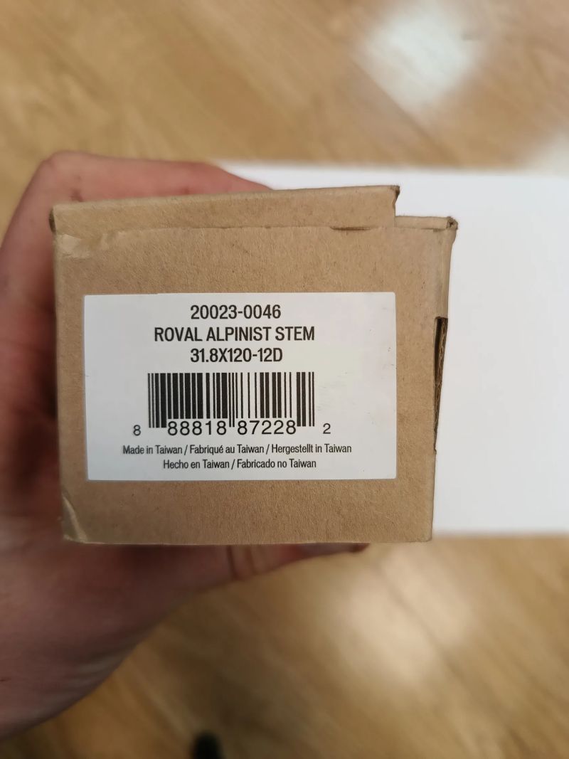 Roval Alpinist Stem 120x31.8 12D (137 g)