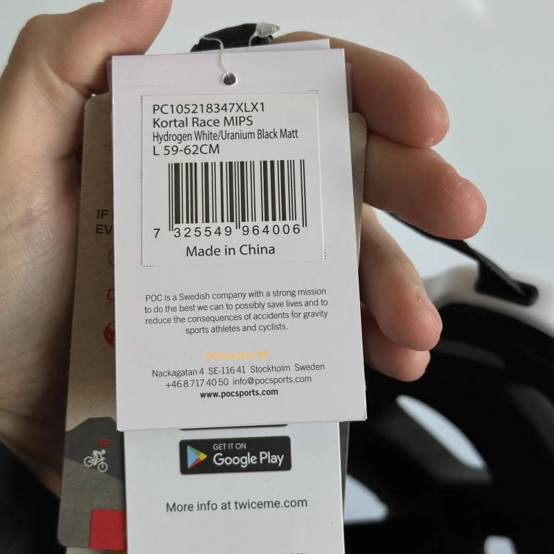 Přilba POC Kortal Race Mips Hydrogen White Large