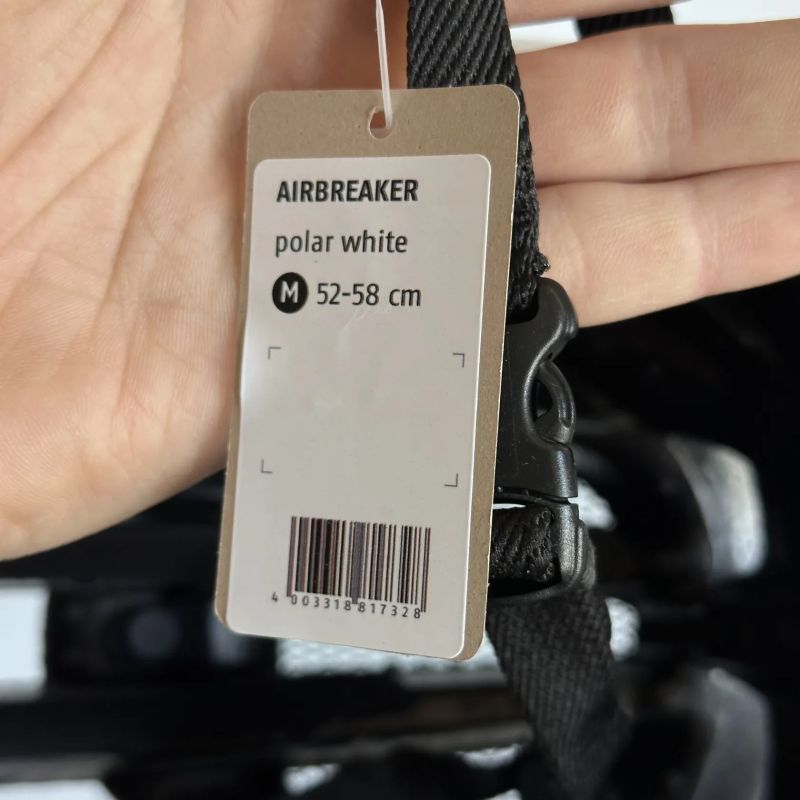 Abus AirBreaker Polar White vel.M