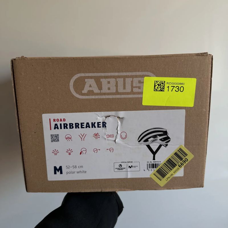 Abus AirBreaker Polar White vel.M