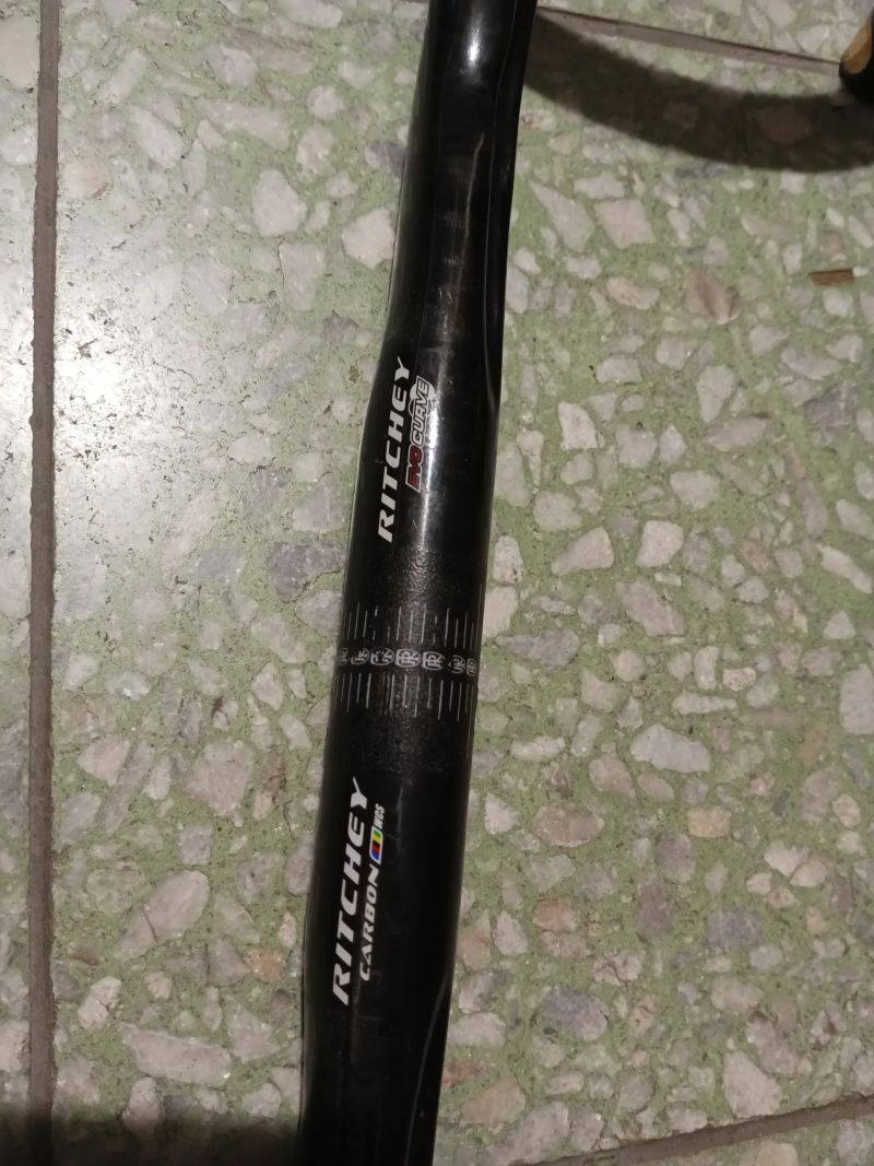 Prodám silniční karbonová řidítka Ritchey, představec Ritchey, sedlovka Ritchey
