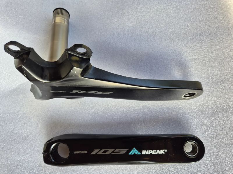 Kliky Shimano 105 R7100 s watmetrem InPeak