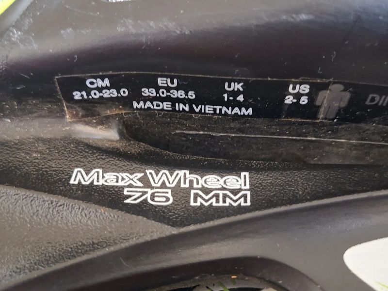 Dětské nastvitelné inline brusle - Rollerblade spittfire TS vel. 33-36,5 (21-23 cm)