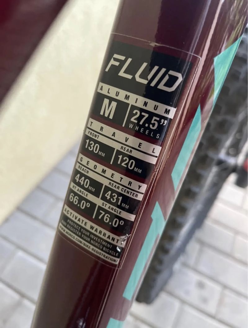 Norco Fluid FS 3 red/jade