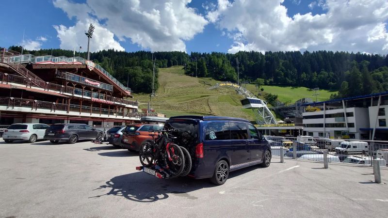 Skládací nosič kol na 3 elektrokola 