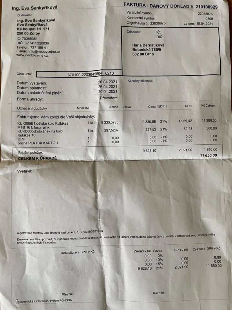 Kubikes MTB 16L lasur pink