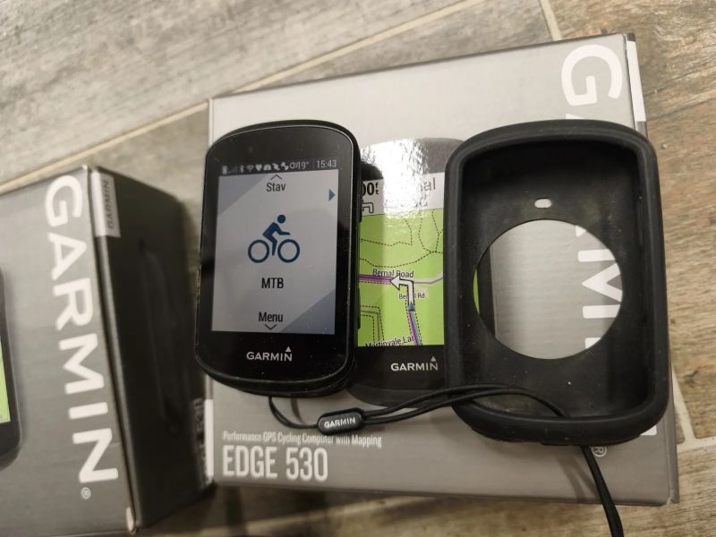 Garmin Edge 1030 plus a Edge 530 