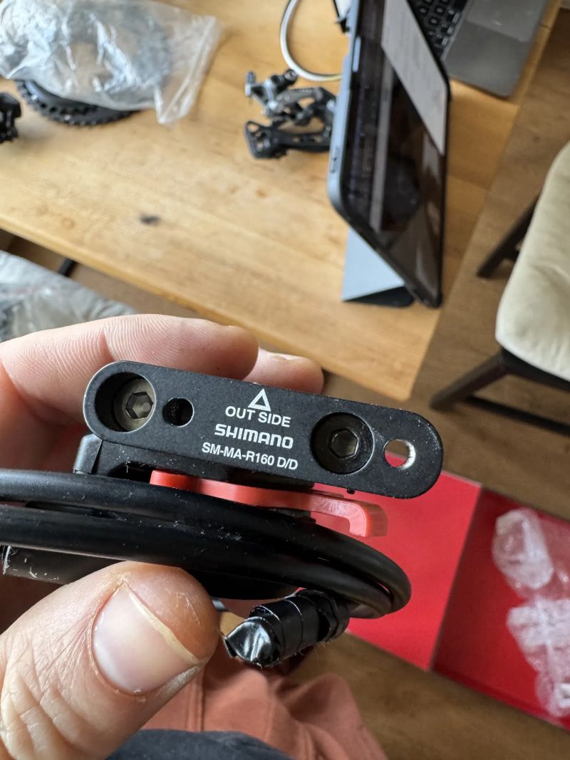 Sada Shimano GRX 2x11 sundáno z nového kola