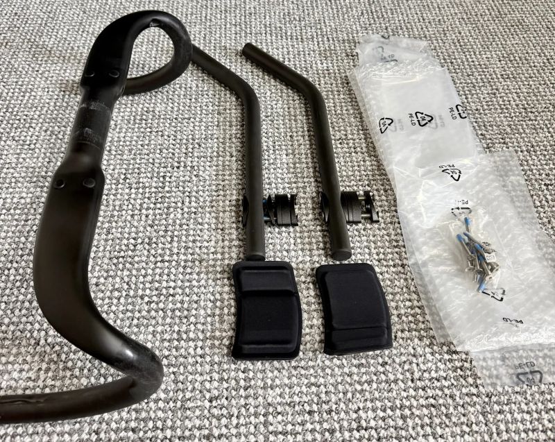 Karbonové silniční řídítka Lapierre + hrazdy