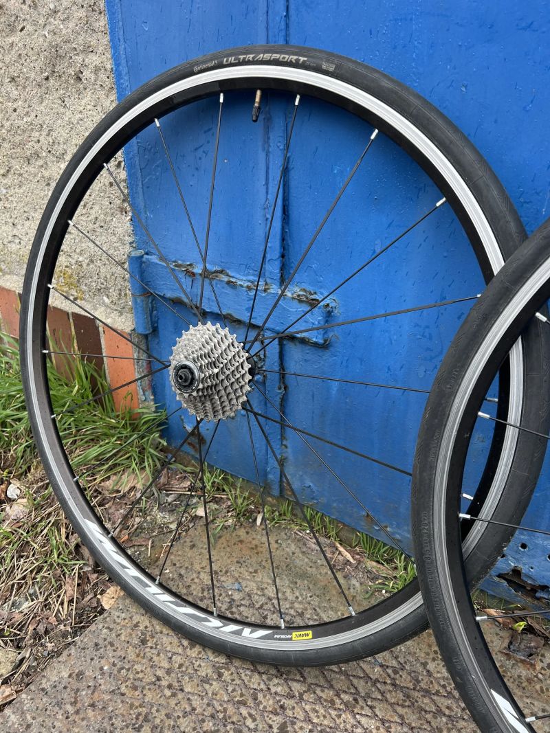 Zapletená kola Mavic Aksium