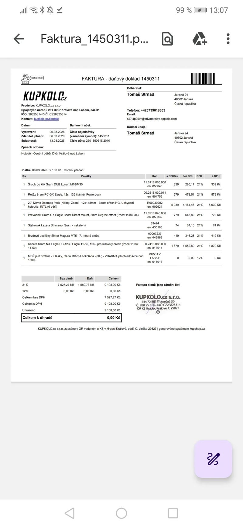 Trek Roscoe 8 - cena dohodou