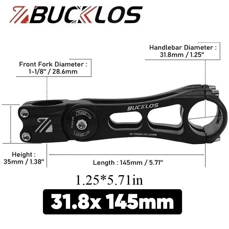 Představec na kolo 145 mm