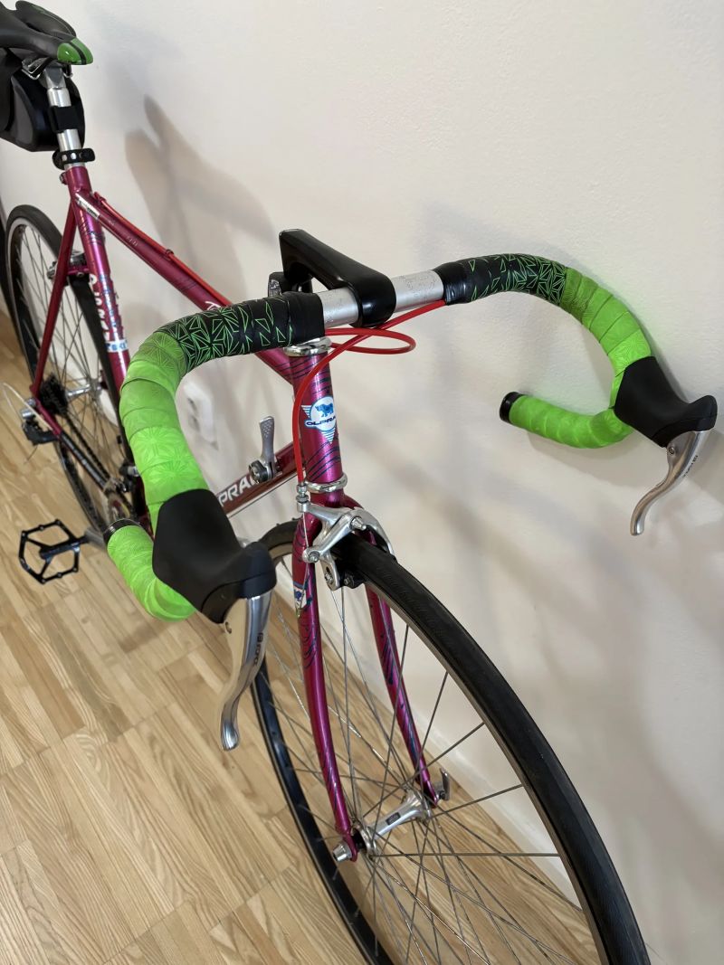 Retro silniční kolo Olpran — chromoly rám, Shimano, 56 cm