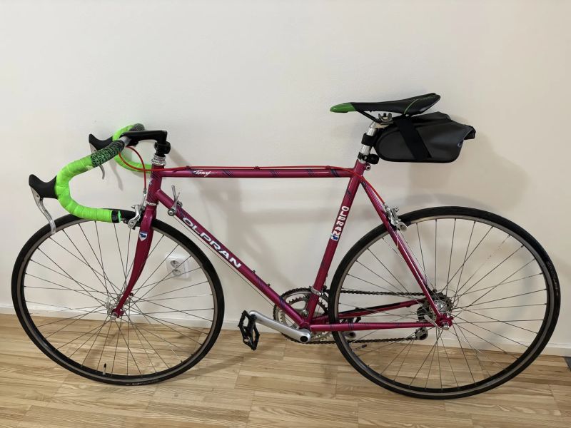 Retro silniční kolo Olpran — chromoly rám, Shimano, 56 cm